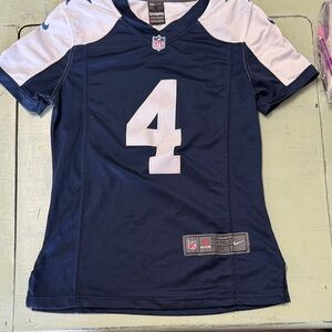 NFL #4  Prescott - Cowboys Jersey - Youth sz Small